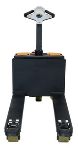 Vestil Steel Fully Powered Electric Pallet Truck with Lead Acid Batteries - 25 In. x 47 In. 3000 lb - Black