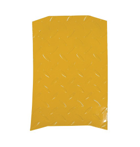 Vestil Fabricated Steel Wheel Chock - 9-1/2 In. Length - Yellow