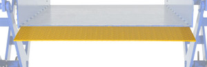 Vestil Factory Installed Steel Rollover Bridge - 52 In. x 12 In. 3000 lb For EHLTG Models