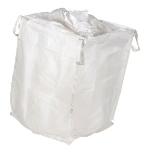 Vestil Polypropylene Coated Fabric Hopper - 40 Cubic Foot 3,300 lb - White