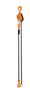 Vestil Steel Economy Lever Hoist - 10 Ft. Chain Length 6000 lb - Orange