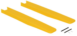 Vestil Polyethylene Fork Blade Protectors - 4 In. x 36 In. - Yellow