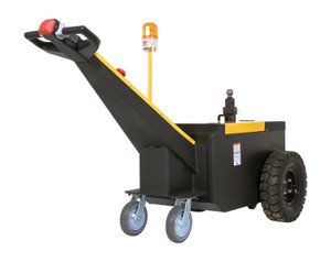 Vestil Steel Heavy Duty Electric Powered Tugger - 10,000 lb Pulling - Yellow