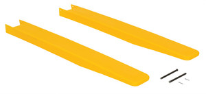 Vestil Polyethylene Fork Blade Protectors - 4 In. x 42 In. - Yellow
