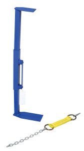 Vestil Steel Fiber and Plastic Drum Adapter Carrier/Rotator For - 30 Gallon and 55 Gallon Drums - Blue