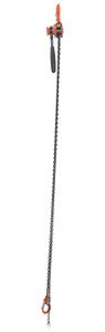 Vestil Steel Mighty Mini Lever Hoist - 10 Ft. Chain Length 1000 lb - Orange