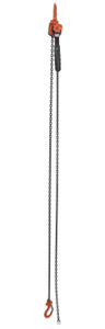 Vestil Steel Mighty Mini Lever Hoist - 10 Ft. Chain Length 1000 lb - Orange