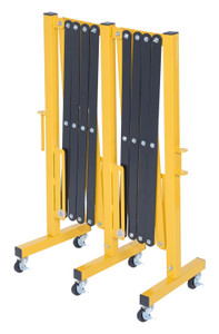 Vestil Steel Expand A Gate - 192 In. Length - Yellow/Black