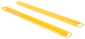 Vestil Steel Fork Extensions - 4 In. x 72 In. 4000 lb - Yellow