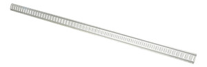 Vestil Steel Zinc Plated E-Track - 10 Ft. Length 2 Pack - Gray