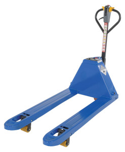Vestil Steel Semi Electric Pallet Jack - 27 In. x 48 In. 4000 lb