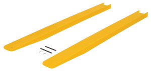 Vestil Polyethylene Fork Blade Protectors - 4 In. x 60 In. - Yellow