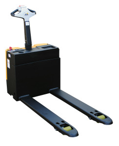 Vestil Steel Fully Powered Electric Pallet Truck - 20 In. x 47 In. 3,300 lb - Black