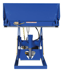 Vestil Steel Lift and Hinge Tilt Scissor Table - 48 In. x 48 In. 2000 lb - Blue