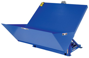 Vestil Steel Efficiency Master Tilt Table - 90 Degree Tilt 48 In. x 48 In. 6000 lb - Blue