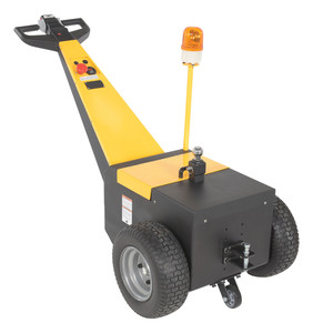 Vestil Steel Heavy Duty Electric Powered Tugger - 5000 lb Pull - Yellow/Black