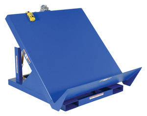 Vestil Steel Efficiency Master Tilt Table - 48 In. x 48 In. 2000 lb - Blue