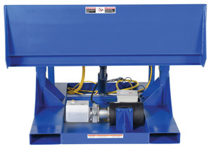 Vestil Steel Efficiency Master Tilt Table - 48 In. x 48 In. 2000 lb - Blue