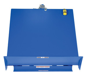 Vestil Steel Hinge Tilt Table - 48 In. x 47-3/4 In. 4000 lb - Blue