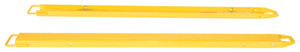 Vestil Steel Fork Extensions - 4 In. x 84 In. 4000 lb - Yellow