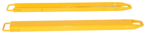 Vestil Steel Fork Extensions - 4 In. x 54 In. 4000 lb - Yellow