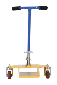 Vestil Steel Fork Truck Caddy - 300 lb Blue / - Yellow