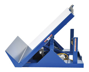 Vestil Steel Efficiency Master Tilt Table - 48 In. x 48 In. 4000 lb - Blue