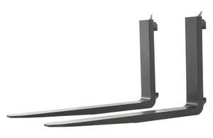 Vestil Forged Steel Forks with Carriage Pin - 36 In. x 1-1/4 In. 3,000 lb - Black