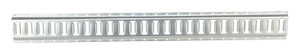 Vestil Steel Zinc Plated E-Track - 4 Ft. Length 1 Pack - Gray