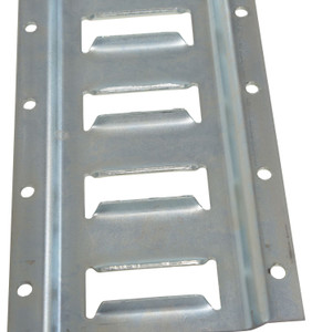 Vestil Steel Zinc Plated E-Track - 4 Ft. Length 1 Pack - Gray