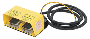 Vestil Steel Pneumatic Twin Foot Switch For Lift and Tilt Workstation Tables