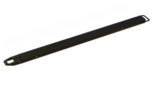 Vestil Steel Single Fork Extension - 4 In. x 84 In. 4000 lb - Black