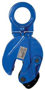 Vestil Steel Vertical Plate Clamp - 2,000 lb - Blue
