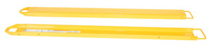 Vestil Steel Fork Extensions - 6 In. x 84 In. 4,000 lb - Yellow