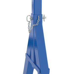 Vestil Steel Fixed Gantry Crane with Phenolic Casters - 15 Ft. 4000 lb - Blue