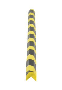 Vestil Polyurethane Foam Edge Guard - 1 In. Slot Width Black / - Yellow