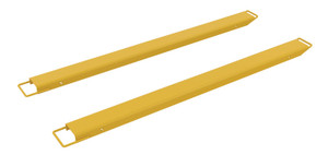 Vestil Steel High Strength Fork Extensions - 6 In. x 63 In. 4,000 lb - Yellow