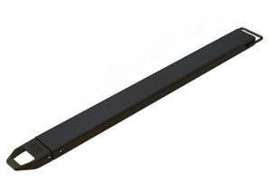 Vestil Steel Single Fork Extension - 5 In. x 72 In. 4,000 lb - Black
