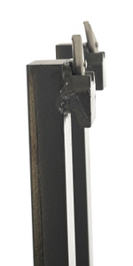 Vestil Forged Steel Forks with Carriage Pin - 36 In. x 1-1/2 In. 4,000 lb - Black