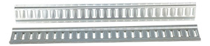 Vestil Steel Zinc Plated E-Track - 4 Ft. Length 4 Pack - Gray