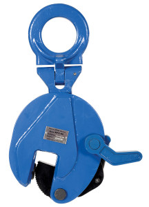 Vestil Steel Vertical Plate Clamp - 6,600 lb - Blue