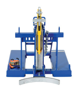 Vestil Steel Automatic Eagle Beak - 1 Drum 1,000 lb - Blue
