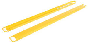 Vestil Steel Fork Extensions - 5 In. x 96 In. 4,000 lb - Yellow