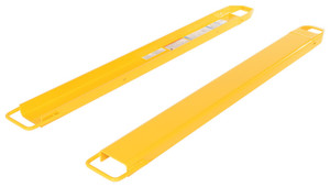Vestil Steel Fork Extensions - 5 In. x 63 In. 4,000 lb - Yellow