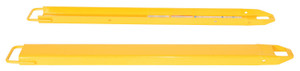 Vestil Steel Fork Extensions - 5 In. x 63 In. 4,000 lb - Yellow
