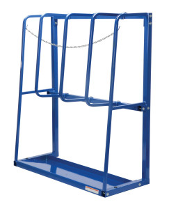 Vestil Steel Expandable Vertical Bar Rack - 59 In. 4000 lb - Blue
