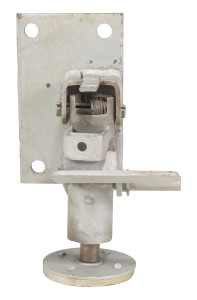 Vestil Steel Floor Lock - 7 In. to 8-3/16 In. Height - Silver
