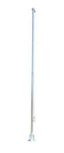 Vestil Stainless Steel Flagpole - 20 Ft. Height - Silver