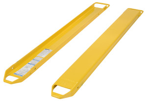 Vestil Steel Fork Extensions - 6 In. x 72 In. 4,000 lb - Yellow