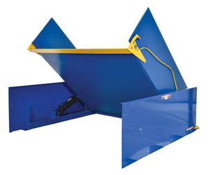 Vestil Steel Ground Lift Tilter - 59-1/4 In. x 64-1/2 In. x 20-5/8 In. 4000 lb - Blue